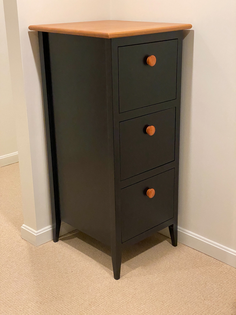 Cabinet made to match a desk