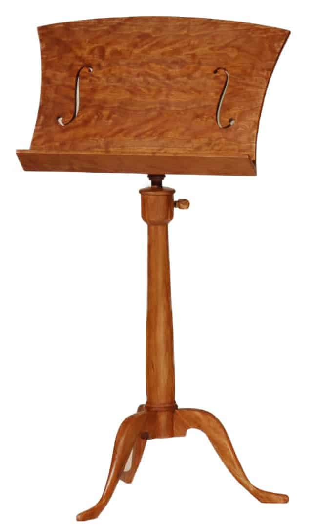 Quilted Cherry Music Stand Desk