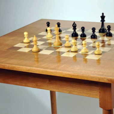 Custom Wood Chess Table